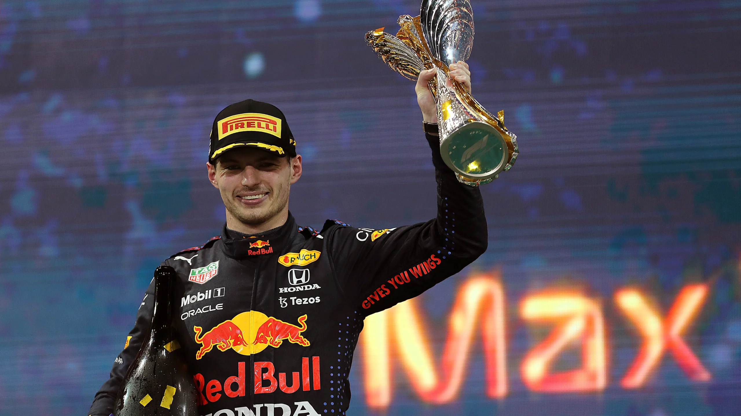 When did max verstappen become world champion?