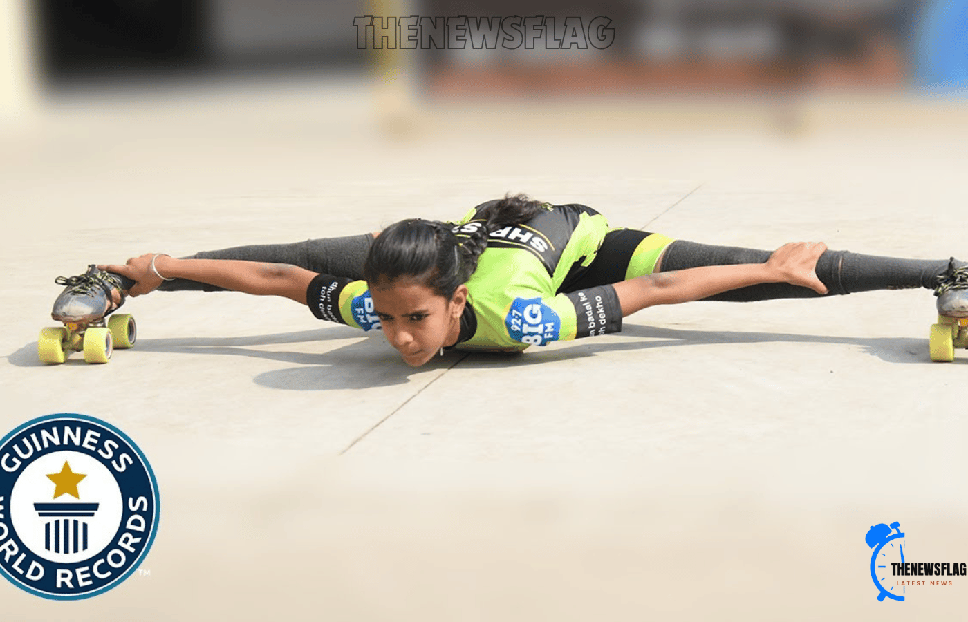 A 7-year-old Tamil Nadu girl breaks the world record for skating