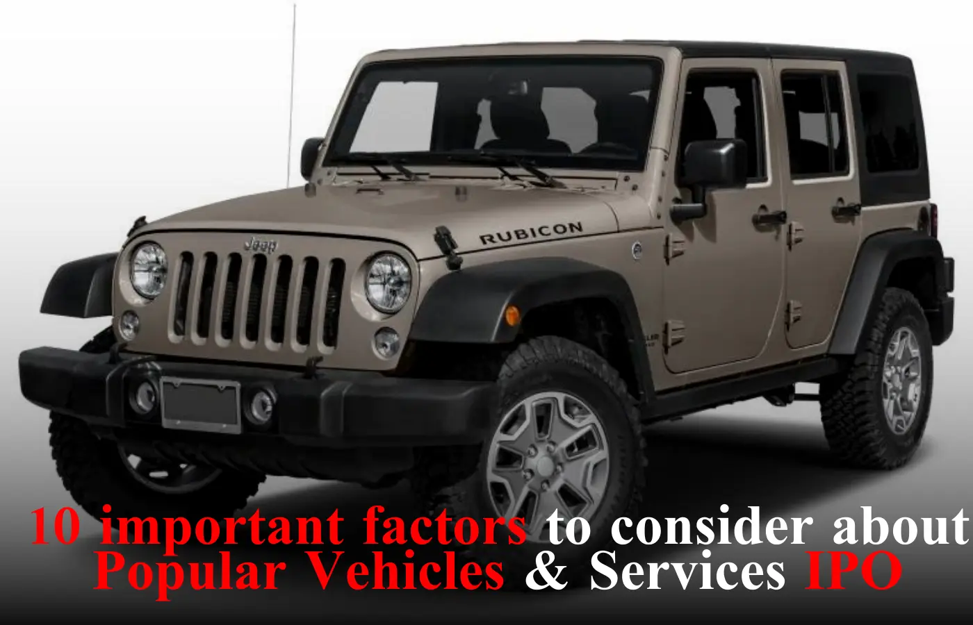10 important factors to consider about Popular Vehicles & Services IPO