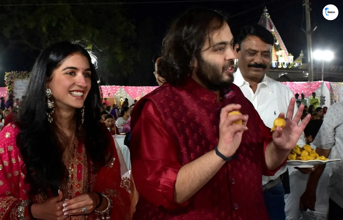 For the tycoon son's pre-wedding gala, Anant Ambani, the world's richest person in India