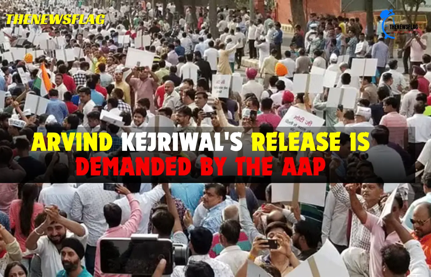 Arvind Kejriwal's release is demanded by the AAP, while the BJP demands his resignation.