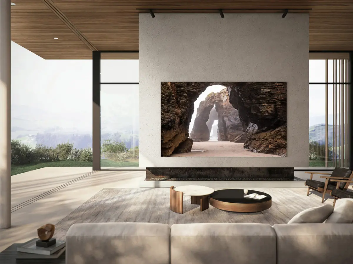 Samsung has unveiled a 110-inch MicroLED TV that is a jaw-dropping beast