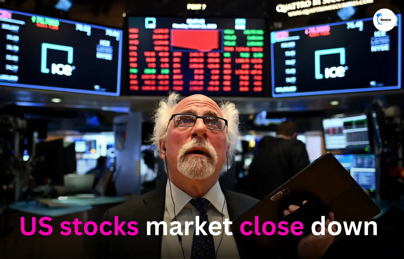 US stocks market close down