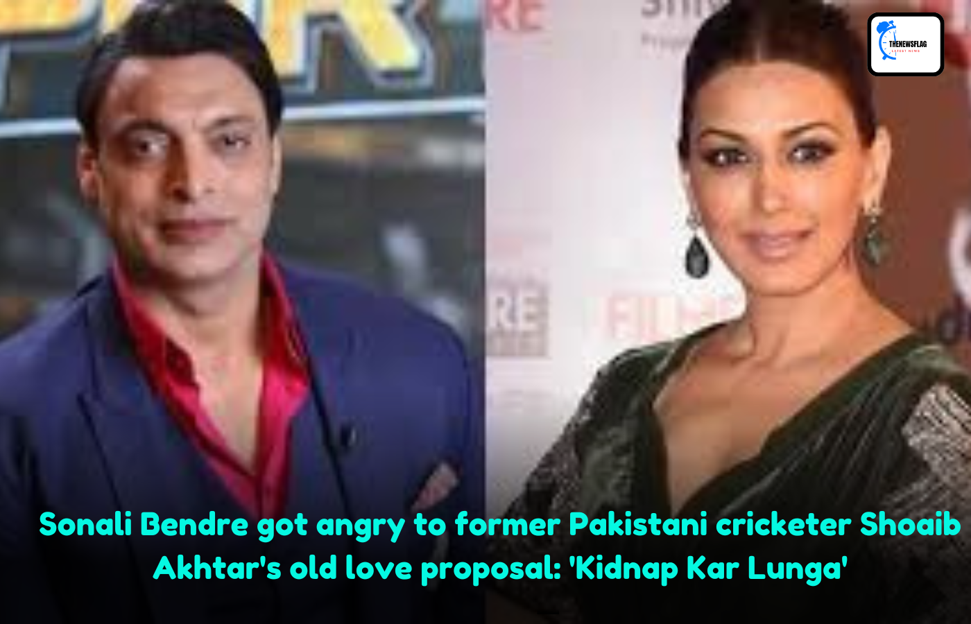 Sonali Bendre got angry to former Pakistani cricketer Shoaib Akhtar's old love proposal: 'Kidnap Kar Lunga'